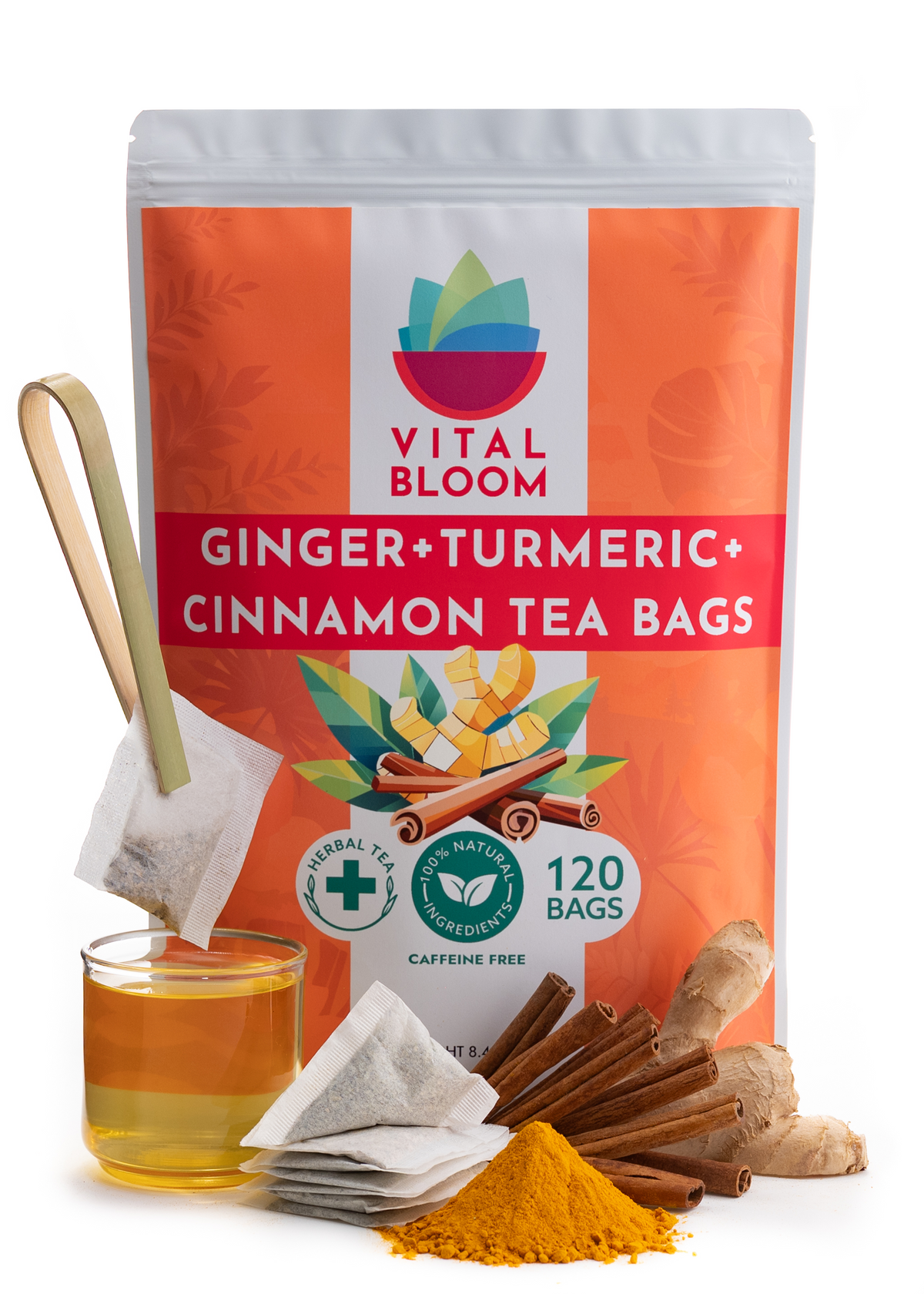 Ginger, Turmeric, Cinnamon Tea